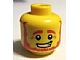 Lot ID: 31904642 Part No: 3626bpb676 Name: Minifig, Head Beard Brown Angular Bushy with White Pupils and Open Mouth Smirk Pattern Lot ID: 31904642 Part No: 3626bpb676 Name: Minifig, Head Beard Brown Angular Bushy with White Pupils and Open Mouth Smirk Pattern